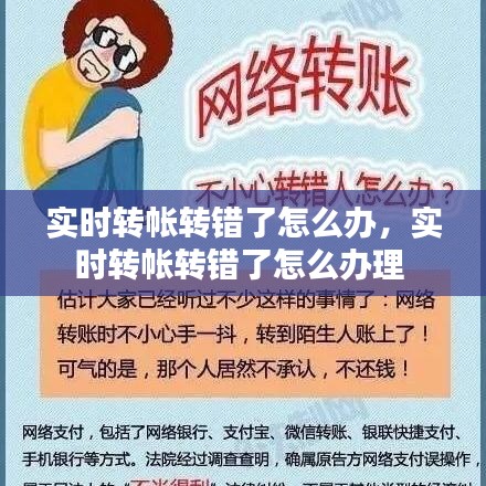 实时转帐转错了怎么办，实时转帐转错了怎么办理 