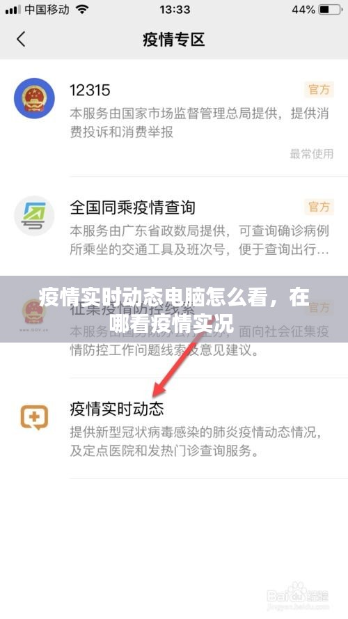 疫情实时动态电脑怎么看，在哪看疫情实况 