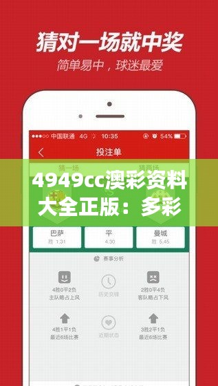 4949cc澳彩资料大全正版：多彩娱乐市场的全景解析