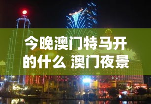 今晚澳门特马开的什么 澳门夜景与文化新体验