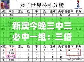 新澳今晚三中三必中一组：三倍增效的理财计划