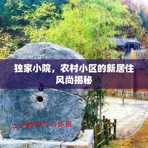 独家小院，农村小区的新居住风尚揭秘